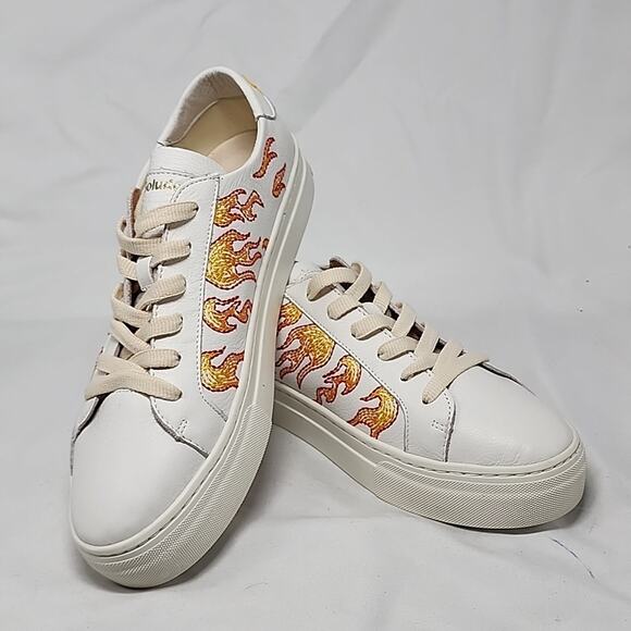 🐽SOLUDOS🐽 STYLE IBIZA HOT STUFF🔥LEATHER PLATFORM SNEAKER LADIES 10.0🔥NIB🔥 - Picture 16 of 16